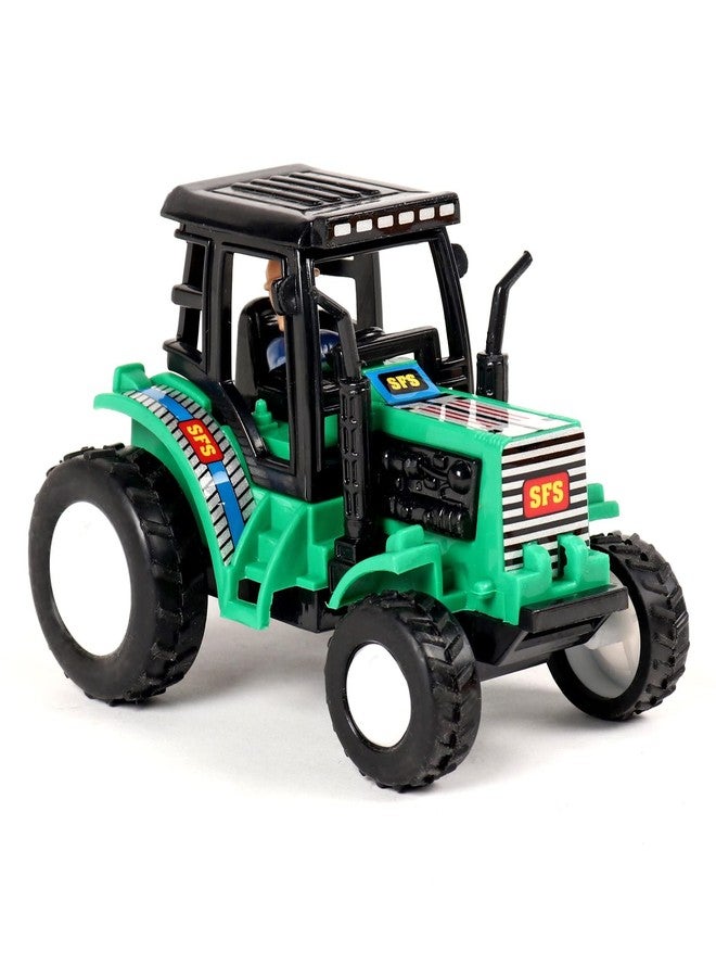 Shinsei Tractor Water Tanker Maintenance Free Pullback Spring Action Race Toy Gift for Boys 3+ Years. Strong ABS Plastic, NO Sharp Edges, BIS Certified. Pack of 1, Color Green - Image 5